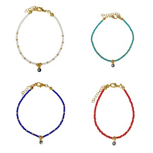 Fashion <b>Beaded</b> <b>Bracelets</b> with Evil Eye Necklace Elegant and Stylish Accessory - Product Image 2