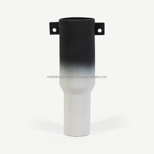 Design moderne Métal Suspendu & Table Sol Vase Blanc Noir Tailles Personnalisées Maison Jardin Salon Mariage Fête De Vacances - Product Image 1