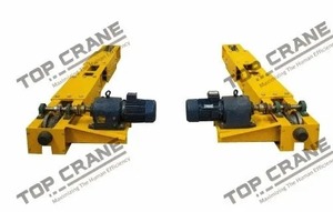 Carro de extremo de bloque en L motorizado de 7,5 toneladas para grúa aérea de una sola viga, equipo de elevación de carro de viaje industrial resistente - Product Image 3