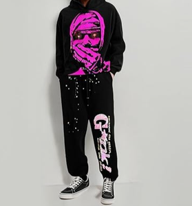 Custom Logo Winter Heavyweight 100% Cotton Solid Design Oversized Fleece Hoodies Embroidered <b>Strings</b> 450gsm Plain Blank Hoodie - Product Image 1