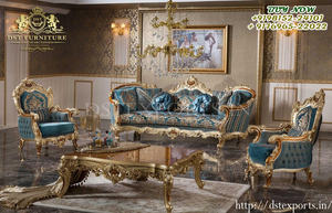 Conjunto de sofás italianos de terciopelo para sala de estar, muebles de lujo de estilo de vida, 3 plazas - Product Image 2