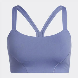 Ropa para correr de gimnasio para mujer de alta calidad, último diseño, Top corto, conjunto de Sujetador deportivo sin costuras, corte trasero, ajustado, estilo Sexy, alto soporte - Product Image 1