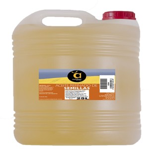 Aceite de girasol Casalbert, aceite de girasol de larga vida útil y baja absorción de 25L, el mejor aceite de cocina de girasol de España a la venta - Product Image 1