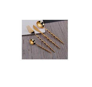 Couverts traditionnels en argent Offre Spéciale acier inoxydable titane argent avec poignée ensemble de couverts sûrs et sains pour un usage quotidien - Product Image 2
