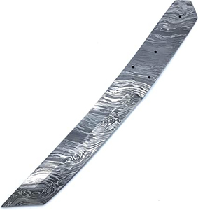 Couteau de chef de haute qualité en acier damas fait à la main, lame vierge forgée à la main, épaisseur 3mm - Product Image 6