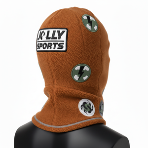 Pasamontañas para Hombre para Clima Frío, Forro Polar de Poliéster de Alta Densidad de 260 g/m², Cubierta Facial Aislante con Paneles para Ojos y Boca - Product Image 5