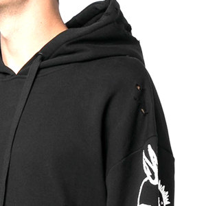 Heavyweight 100% algodón sudaderas con capucha en blanco hombres logotipo bordado personalizado hombres 400 500 Gsm Puff impresión Sudadera con capucha para hombres - Product Image 6