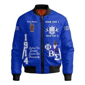 Chaqueta Universitaria de Satén Phi Beta Sigma 1914, Fraternidad Griega Azul, Big Sigma Premium, Ropa Universitaria Personalizada - Product Image 2