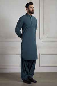 Nouvelle arrivée, robe pakistanaise sur mesure, shalwar kameez pour homme, vêtements pour homme, shalwar kameez à manches longues, costume shalwar kameez à vendre par AA ImPEX - Product Image 4