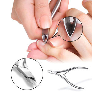 QNQ professionnel en acier inoxydable manucure pédicure coupe-ongles beauté finition couleur pour utilisation doigts orteils cuticule caractéristiques - Product Image 2