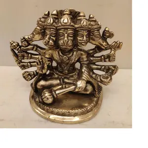 Estatua de bronce de Hanuman hecha a medida, muy bonita, ideal para La reventa por decoración del hogar y suministros de templo, tiendas