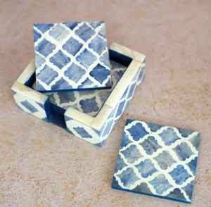 Caja organizadora de joyas con incrustaciones de hueso Vintage hecha a mano, caja de almacenamiento decorativa para colección de joyas - Product Image 4