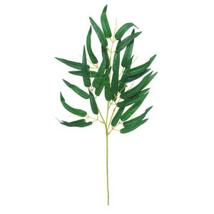 ชุดไม้ไผ่เทียม24นิ้วพร้อมใบเทียม24นิ้วสำหรับพืชเทียมเหมือนจริงสำหรับวันขอบคุณพระเจ้า - Product Image 2