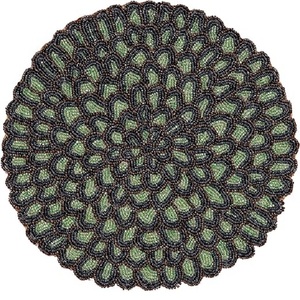 2023 meilleure vente produit verre forme irrégulière rouge napperon cuisine produit Table à manger tapis décoratif pour la maison Restaurant - Product Image 6