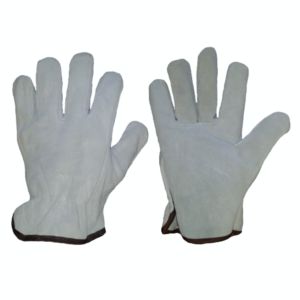 Guantes de seguridad para Conductor de cuero dividido de piel de vaca resistente de alta calidad cómodos resistentes al calor para trabajos de jardín - Product Image 1