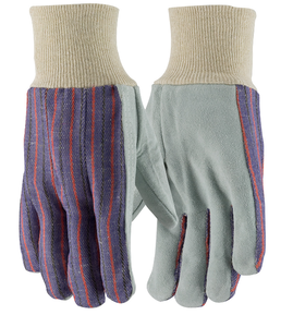 Swelder Offre Spéciale 10.5 pouces en cuir de vache fendu rouge pleine paume gréeur gant de travail de soudage - Product Image 5