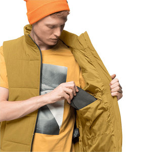 2024 New Design Fashion Winter Custom puffy Winter Body Warmer Stand Collar Cotton Men's Vest Sleeveless Puffer <b>Jackets</b> - Product Image 6