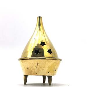 Artisanat 100% Laiton Brûleur d'encens Noël Maison Jardin Décoration Vintage - Product Image 6