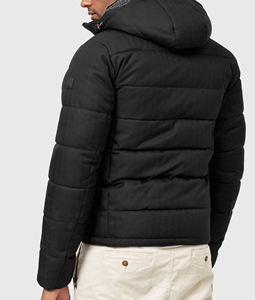 2026 Casual Style Outdoor Wear <b>Men</b> Padded Coats Bubble <b>Puffer</b> <b>Jacket</b> with Full Sleeves and Hooded Collar Shiny <b>Puffer</b> <b>Jacket</b> - Product Image 2