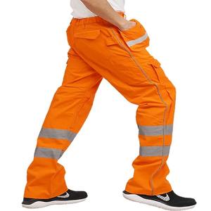 Pantalones DE TRABAJO DE tira reflectante ecológica, patrón sólido, máquina de reparación, taller, Protección Laboral, ropa, monos - Product Image 4