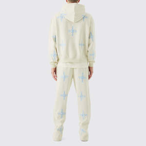 Vêtements de sport de jogging en coton pour hommes sur mesure en gros, vêtements de rue à capuche, motif uni, sweat-shirt à capuche, survêtement de taille plus, survêtement d'hiver - Product Image 2