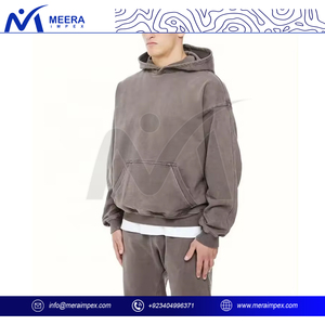 Chándales de lavado ácido con cremallera y bolsillos-Conjunto de dos piezas cómodo y duradero Ideal para actividades al aire libre - Product Image 3
