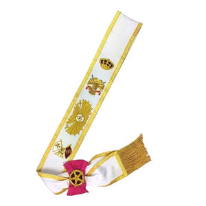 Wholesale Price Highest Quality Masonic Sashes Comfortable New Style Masonic Sashes - Product Image 4