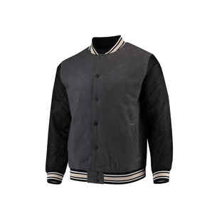 Blouson aviateur personnalisé OEM Letterman Veste universitaire brodée de baseball Vestes universitaires de la vieille école pour hommes Vente en gros de vestes universitaires vierges - Product Image 5