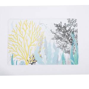 Napperon de salle à manger moderne en cuir imprimé multicolore de luxe Style unique Sous-verres de cuisine pour la maison Support multifonctionnel pour hôtels - Product Image 1