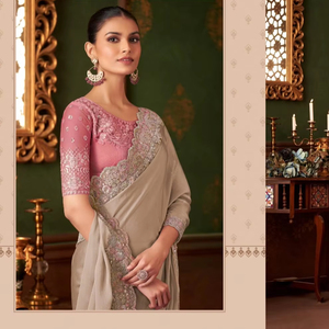 ชุดงานปักสไตล์แฟนซีผ้าไหมแท้นิ่มสำหรับผู้หญิงดีไซน์สวยงานปักลวดลายแฟนซีงานแต่งงานสไตล์ดั้งเดิม - Product Image 1