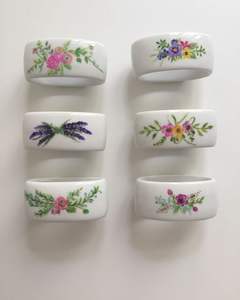 White Gold Color <b>Resin</b> Marble Napkin <b>Ring</b> Holder Round Shape Best Finishing Handmade Napkin <b>Ring</b> Cloth Holder for Dining Table - Product Image 5