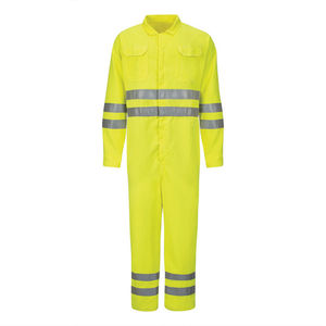 Combinaison de sécurité ignifuge en polyester soudé fabriquée au Pakistan, couleur personnalisée, coupe classique, niveau de protection contre les éclaboussures limité - Product Image 3