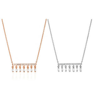 Sólido 14K oro amarillo minimalista diseñador encanto colgante collar hecho a mano clásico joyería fina para regalo - Product Image 5