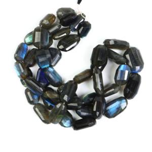 Blue Flashy <b>Labradorite</b> Nugget Beads Step Cut Faceted Natural <b>Labradorite</b> Loose Gemstone Beads For Jewelry Making 16x12-22x13 MM - Product Image 5
