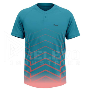 Maillots de baseball col en V personnalisés, respirants, à séchage rapide, 100 % polyester, taille confortable, vente chaude, haute qualité, vente en gros - Product Image 5