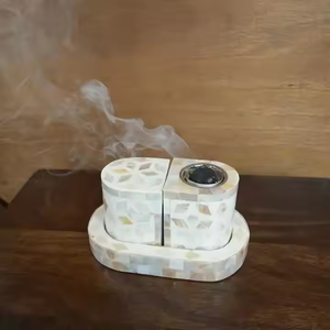 Brûleur d'encens en nacre élégant pour les porte-encens à la maison pour la maison - Product Image 1