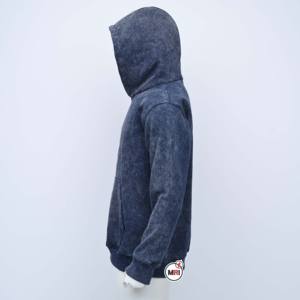 Sweat-shirts à capuche vintage en coton 100% pour hommes, de haute qualité, en gros, lavage à l'acide noir, surdimensionnés, hip-hop - Product Image 5