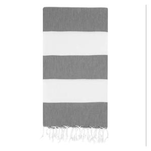 Toalla de playa absorbente Peshtamal Hammam de algodón 100% turco de calidad superior con diseño de rayas - Product Image 1