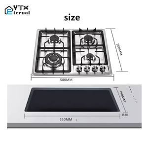 Piano Cottura a Gas da Incasso a 4 Fuochi in Acciaio Inox di Grande Successo, Alimentazione Elettrica, Portatile a <span class=keywords><strong>GPL</strong></span> <span class=keywords><strong>per</strong></span> Elettrodomestici da Cucina - Product Image 3