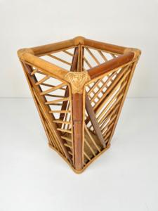 Porta Paraguas de Ratán Vintage, Tejido a Mano, Ecológico, Cesta de Mimbre para Guardar Paraguas, Elegante para Decoración del Hogar - Product Image 2