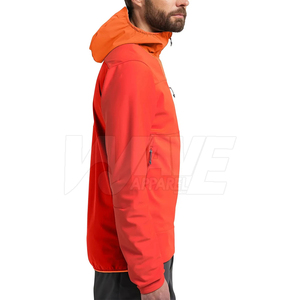 Men's Breathable <b>Mandarin</b> <b>Collar</b> Cotton Filled Long Sleeve Windbreaker <b>Jacket</b> Front Logo Custom Design OEM Service - Product Image 3