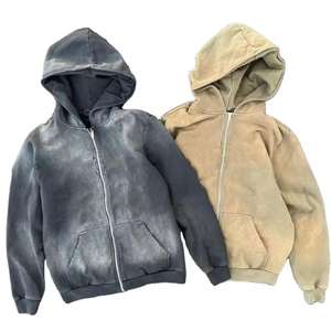 Sudaderas con Lavado Ácido para Hombre al por Mayor, Sudaderas con Lavado Ácido para Hombre, Último Diseño Vintage, Servicio OEM, Ropa con Capucha Transpirable Personalizada - Product Image 1