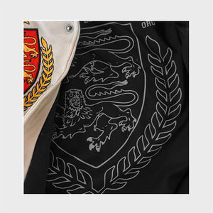 Vestes universitaires en chenille bleue de haute qualité en gros OEM, logo personnalisé, vêtements décontractés de style streetwear pour hommes et femmes, signe de qualité - Product Image 4