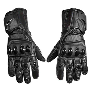 Winter Summer Half Finger <b>Waterproof</b> Leather Motorbike Racing Gloves Durable Comfort Protection - Product Image 1
