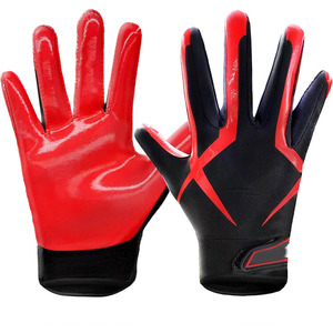 Nouvelle arrivée Gants de football américain imprimés personnalisés conçus Protection des mains Gants d'entraînement des joueurs - Product Image 2
