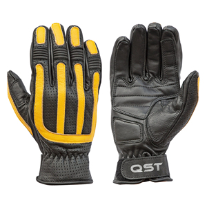 Guantes de Motociclismo de Cuero, Compatibles con Pantalla Táctil, Correa de Muñeca Ajustable, Agarre Reforzado, Absorción de Humedad, Deportes al Aire Libre - Product Image 2