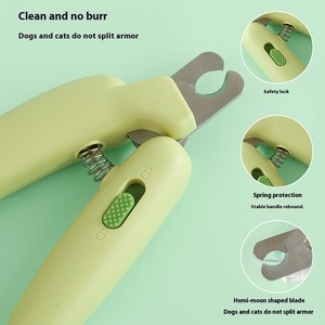 Pemangkas kuku kucing anjing mudah digunakan dengan pisau baja tahan karat tahan lama pemotong kuku kaki tajam dan berkelanjutan untuk menghindari garis darah - Product Image 3