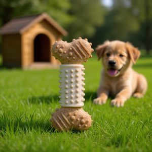 Osso da Masticare per Cani al Gusto di Manzo a Lunga Durata, Giocattolo Premium per Cuccioli - Product Image 3