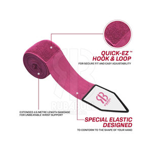 Vendas de Neopreno de Primera Calidad para Entrenamiento de Boxeo, Tejido Transpirable y Ecológico, Personalizadas para Hombres y Mujeres - Product Image 3