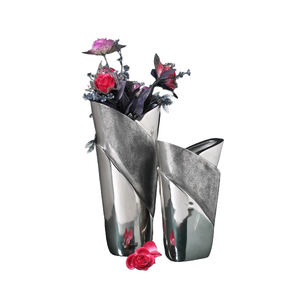 Meilleure vente Vase décoratif moderne en aluminium Vase à fleurs en métal de haute qualité pour la maison, le salon, le mariage et la décoration de table - Product Image 1